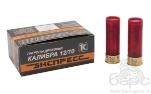 Патрон 12х70 картечь 6,5 мм Экспресс Техкрим - 1 Патрон 12х70 картечь 6,5 мм Экспресс Техкрим - 1