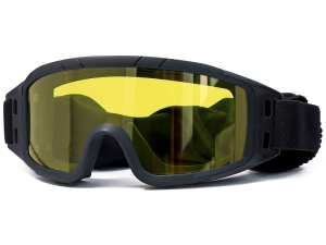 Маска стрелковая ShotTime Puma, защитная, линза желтая Маска стрелковая ShotTime Puma, защитная, линза желтая