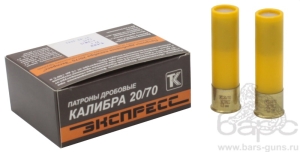 Патрон 20х70 картечь 6,5 мм Экспресс 27 г Техкрим Патрон 20х70 картечь 6,5 мм Экспресс 27 г Техкрим