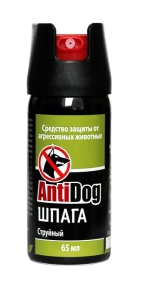 Баллончик Antidog Шпага 65мл Баллончик Antidog Шпага 65мл