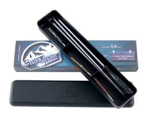 Набор для чистки ShotTime кал.5,6 мм металл.шомпол 3 ерша Набор для чистки ShotTime кал.5,6 мм металл.шомпол 3 ерша