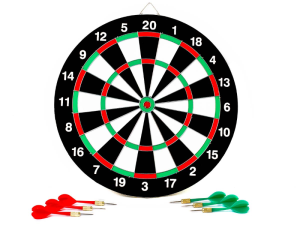 Набор для дартса Stinger начальный уровень диаметр 38 см прессованная бумага - 1 Набор для дартса Stinger начальный уровень диаметр 38 см прессованная бумага - 1