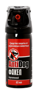Баллончик Antidog Факел 65мл Баллончик Antidog Факел 65мл