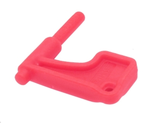 DLG - флажок безопасности розовый - пистолет -1 DLG - флажок безопасности розовый - пистолет -1