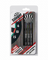 Дротики для дартса Stinger, 3 шт, 20 гр., латунь, вольфрам, пл.кейс Дротики для дартса Stinger, 3 шт, 20 гр., латунь, вольфрам, пл.кейс