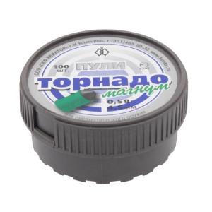 Квинтор - пули Торнадо Магнум калибр 4,5 мм вес 0,58 г пачка 100 шт - 1 Квинтор - пули Торнадо Магнум калибр 4,5 мм вес 0,58 г пачка 100 шт - 1