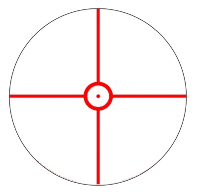 Прицел призматический ПИЛАД P1x14 Brevis LSD - прицельная марка Прицел призматический ПИЛАД P1x14 Brevis LSD - прицельная марка