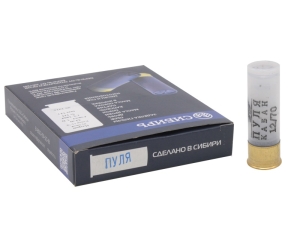 Патрон 12х70 пуля Кабан 33 г Новосибирск - 1 Патрон 12х70 пуля Кабан 33 г Новосибирск - 1