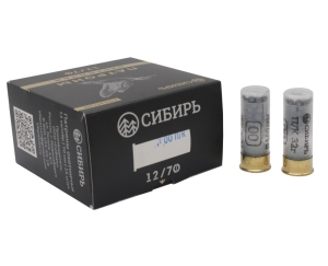 Патрон 12х70 дробь 00 Сибирь Премиум - 1 Патрон 12х70 дробь 00 Сибирь Премиум - 1