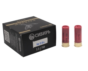Патрон 12х70 дробь 5 Сибирь Премиум без контейнера - 1 Патрон 12х70 дробь 5 Сибирь Премиум без контейнера - 1