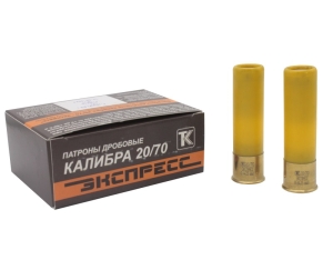 Патрон 20х70 дробь 0 Экспресс Техкрим - 1 Патрон 20х70 дробь 0 Экспресс Техкрим - 1