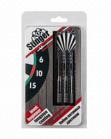 Дротики для дартса Stinger, 3 шт, 24 гр., латунь, вольфрам, пл.кейс Дротики для дартса Stinger, 3 шт, 24 гр., латунь, вольфрам, пл.кейс