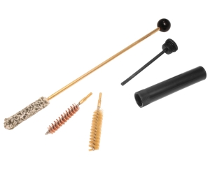 BAIEX - набор для чистки пистолетный калибр 9-357-38 мм латунный шомпол 3 ерша масленка пластиковый футляр - 1 BAIEX - набор для чистки пистолетный калибр 9-357-38 мм латунный шомпол 3 ерша масленка пластиковый футляр - 1