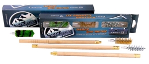 Набор для чистки ShotTime кал.12 в пластик.футляре деревянный шомпол  3 ерша Набор для чистки ShotTime кал.12 в пластик.футляре деревянный шомпол  3 ерша