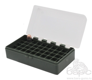 Кейс MegaLine  для 50 патронов калибра 9 мм прозрачная крышка - 1 Кейс MegaLine  для 50 патронов калибра 9 мм прозрачная крышка - 1
