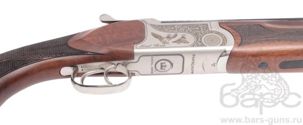 Kral Tundra 12х76 орех 710 мм два спусковых крючка гравировка утки эжектор - ствольная коробка стальная Kral Tundra 12х76 орех 710 мм два спусковых крючка гравировка утки эжектор - ствольная коробка стальная