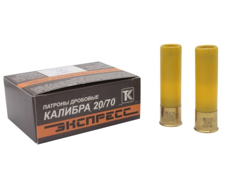 Патрон 20х70 дробь 0 Экспресс Техкрим - 1 Патрон 20х70 дробь 0 Экспресс Техкрим - 1