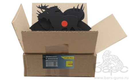 Комплект 5 мишеней Животные - 41 Комплект 5 мишеней Животные - 41