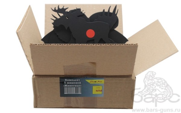 Комплект 5 мишеней Животные - 41 Комплект 5 мишеней Животные - 41