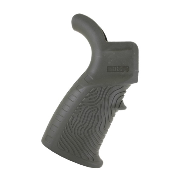 Прорезиненая рукоять на AR15  с бобровым хвостом, DLG Tactical (оливковый)-1 Прорезиненая рукоять на AR15  с бобровым хвостом, DLG Tactical (оливковый)-1