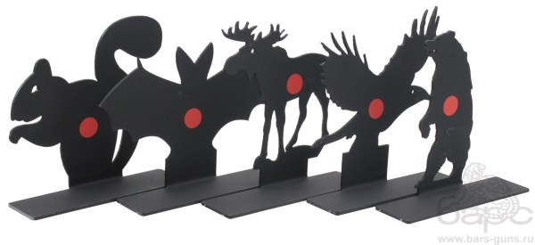 Комплект 5 мишеней Животные - 2 Комплект 5 мишеней Животные - 2