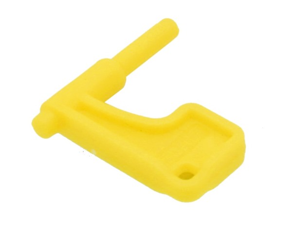 DLG - флажок безопасности желтый - пистолет -2 DLG - флажок безопасности желтый - пистолет -2