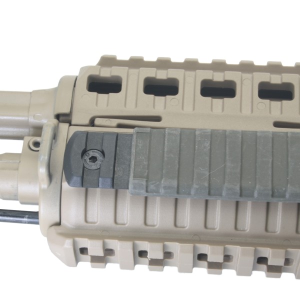 Накладка на Пикатини закрытая 31 шаг, DLG Tactical (черный)-2 Накладка на Пикатини закрытая 31 шаг, DLG Tactical (черный)-2