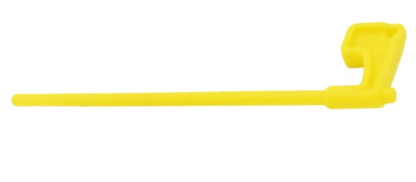 DLG - флажок безопасности желтый длинный - карабин -2 DLG - флажок безопасности желтый длинный - карабин -2