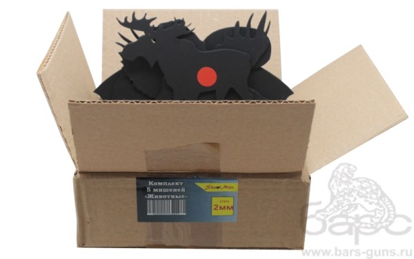 Комплект 5 мишеней Животные - 4 Комплект 5 мишеней Животные - 4