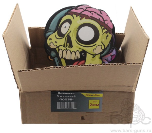 Комплект 5 мишеней Зомби - 5 Комплект 5 мишеней Зомби - 5