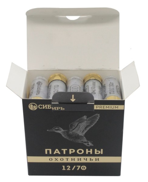 Патрон 12х70 дробь 00 Сибирь Премиум - 2 Патрон 12х70 дробь 00 Сибирь Премиум - 2