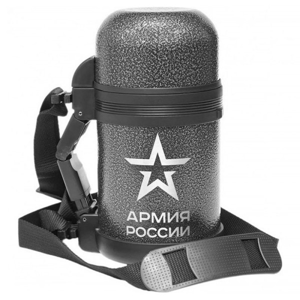 Thermos - термос универсальный Армия  0,8 л нержавеюшая сталь серый - 3 Thermos - термос универсальный Армия  0,8 л нержавеюшая сталь серый - 3