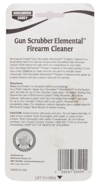 Birchwood Gun Scrubber Element Firearm Cleaner 118 Birchwood Gun Scrubber Element Firearm Cleaner 118