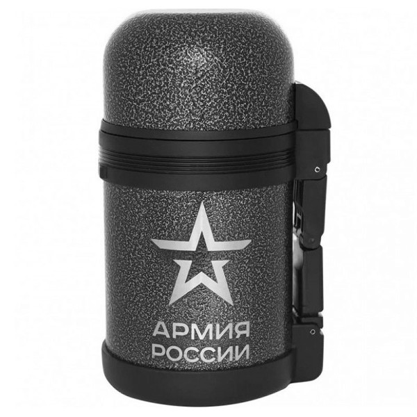 Thermos - термос универсальный Армия  0,8 л нержавеюшая сталь серый - 2 Thermos - термос универсальный Армия  0,8 л нержавеюшая сталь серый - 2