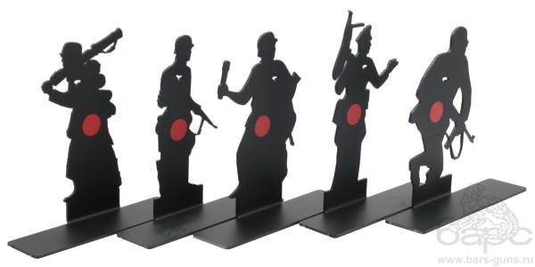Комплект 5 мишеней Солдаты - 2 Комплект 5 мишеней Солдаты - 2