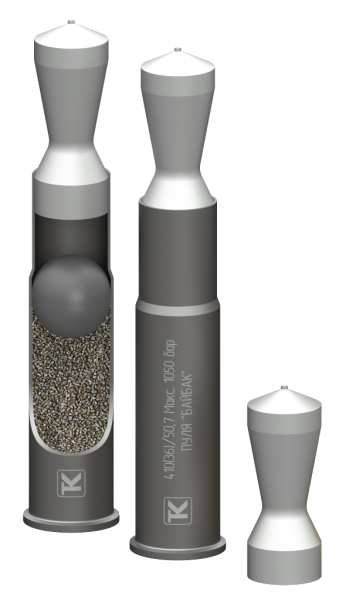 Патрон 410 пуля Байбак (50,7 пов.мощн.) (Техкрим)-1 Патрон 410 пуля Байбак (50,7 пов.мощн.) (Техкрим)-1