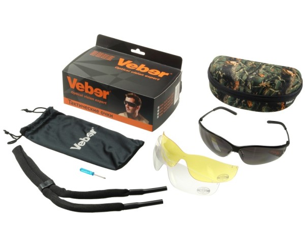 Veber Tactic Force L3M3 - очки тактические со сменными линзами - 4 Veber Tactic Force L3M3 - очки тактические со сменными линзами - 4