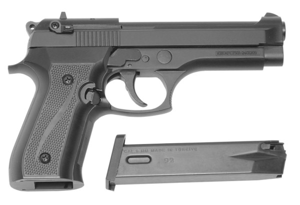 Kurs - пистолет сигнальный B92-S калибр 10ТК черный - 3 Kurs - пистолет сигнальный B92-S калибр 10ТК черный - 3