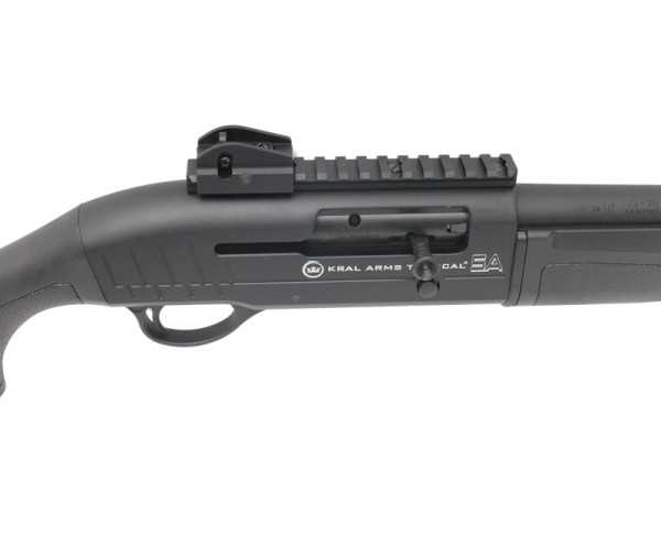 Kral Tactical SA  12х76 пластик длина ствола 510 мм, мушка, дульные насадки целик планка Weaver - 2 Kral Tactical SA  12х76 пластик длина ствола 510 мм, мушка, дульные насадки целик планка Weaver - 2