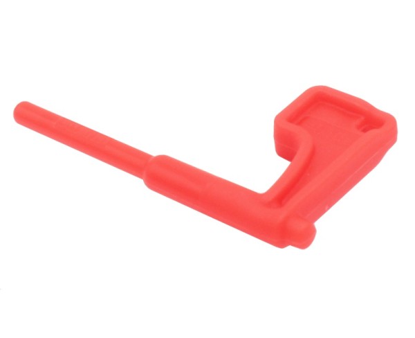 DLG - флажок безопасности розовый - карабин -2 DLG - флажок безопасности розовый - карабин -2