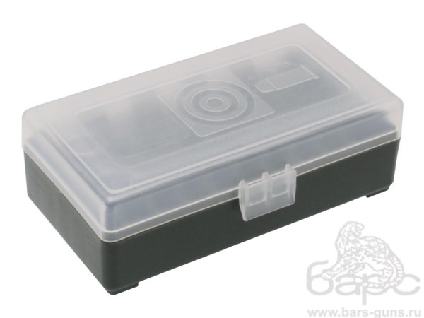 Кейс MegaLine  для 50 патронов калибра 9 мм прозрачная крышка - 2 Кейс MegaLine  для 50 патронов калибра 9 мм прозрачная крышка - 2