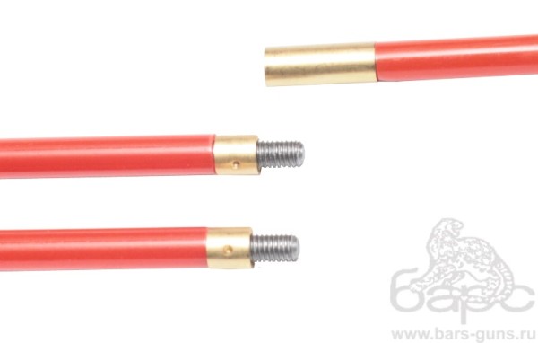 Шомпол Baiex металлопластик трехсоставной 7 мм соединительная резьба Шомпол Baiex металлопластик трехсоставной 7 мм соединительная резьба