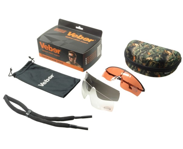 Veber Tactic Force L3M2 - очки тактические со сменными линзами - 4 Veber Tactic Force L3M2 - очки тактические со сменными линзами - 4